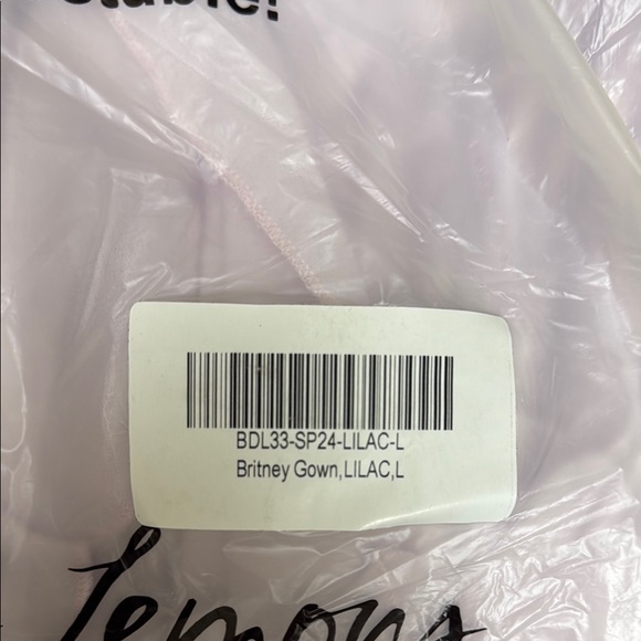 FOR THE LOVE AND LEMONS BRITNEY GOWN LILAC - L - Picture 3 of 4